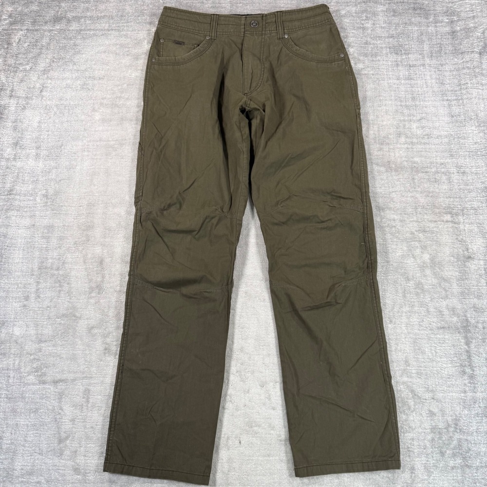 Kuhl Pants Mens 32x32 Olive Green Revolvr Vintage Patina Dye Hiking Outdoors